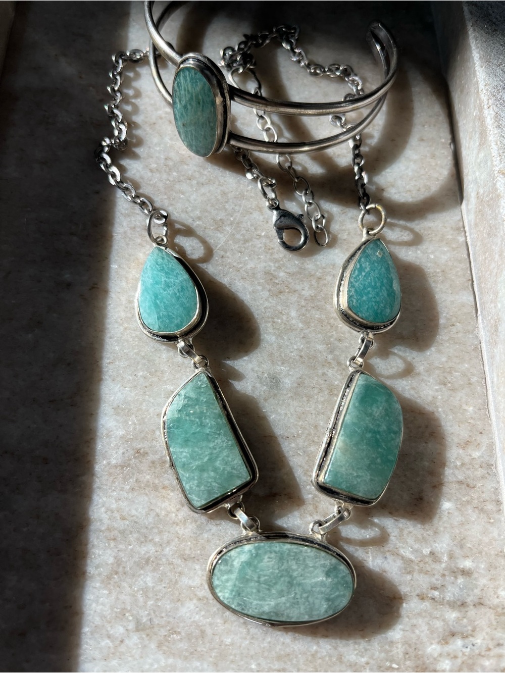 2pc Necklace and Cuff Bracelet Set Western Boho Statement Cowgirl - Picture 12 of 12